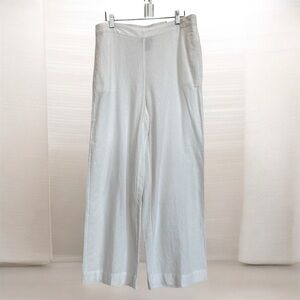 NWT Chicos White Linen Ankle Crop Pants Size 1 (US 8)